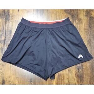 Tracksmith Men's Medium Session Running Shorts 3” Inseam Black Lined Active